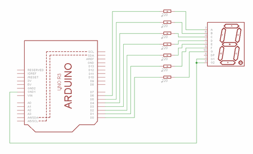 Different Methods of Driving 7 Segment LED Displays With Arduino : 5 ...