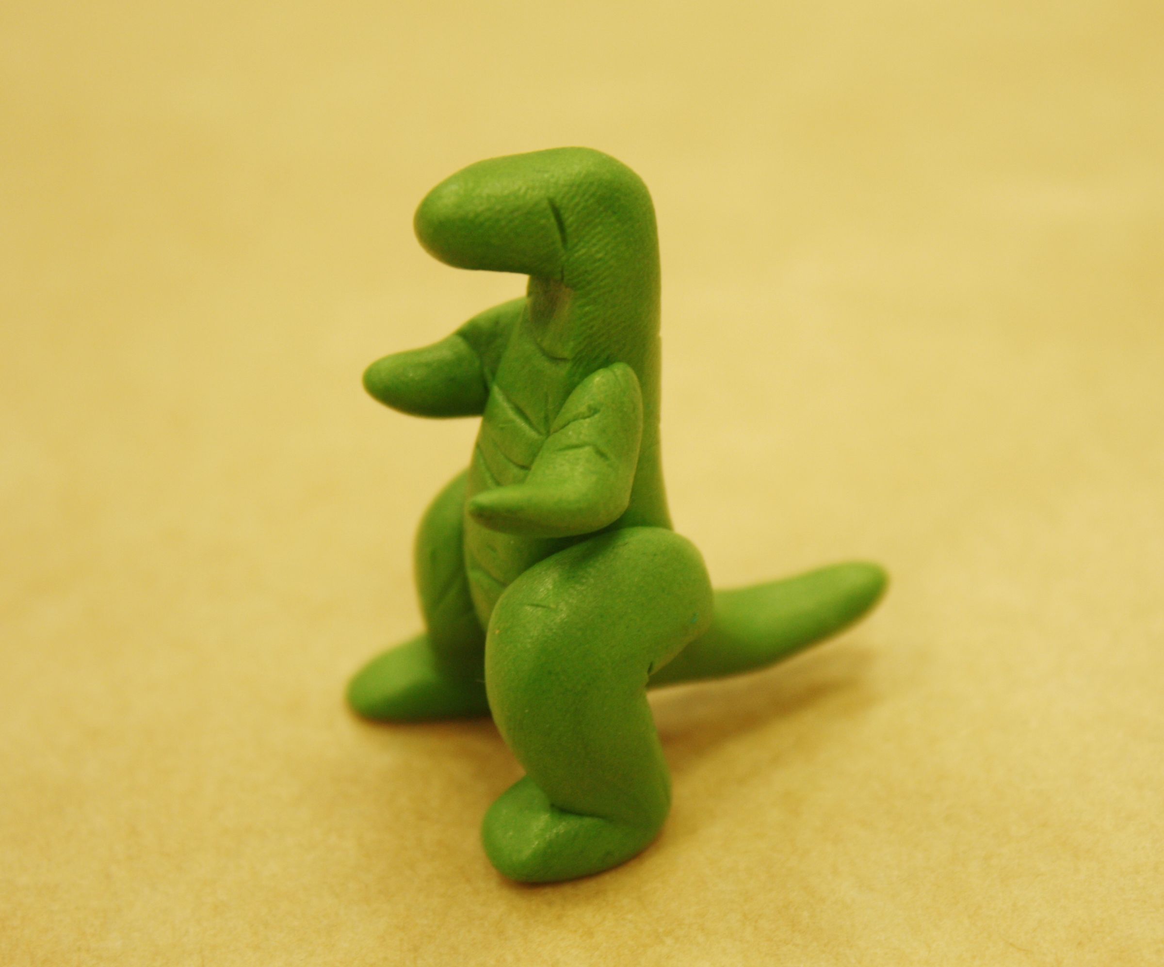 Leftover Sugru Dinosaur