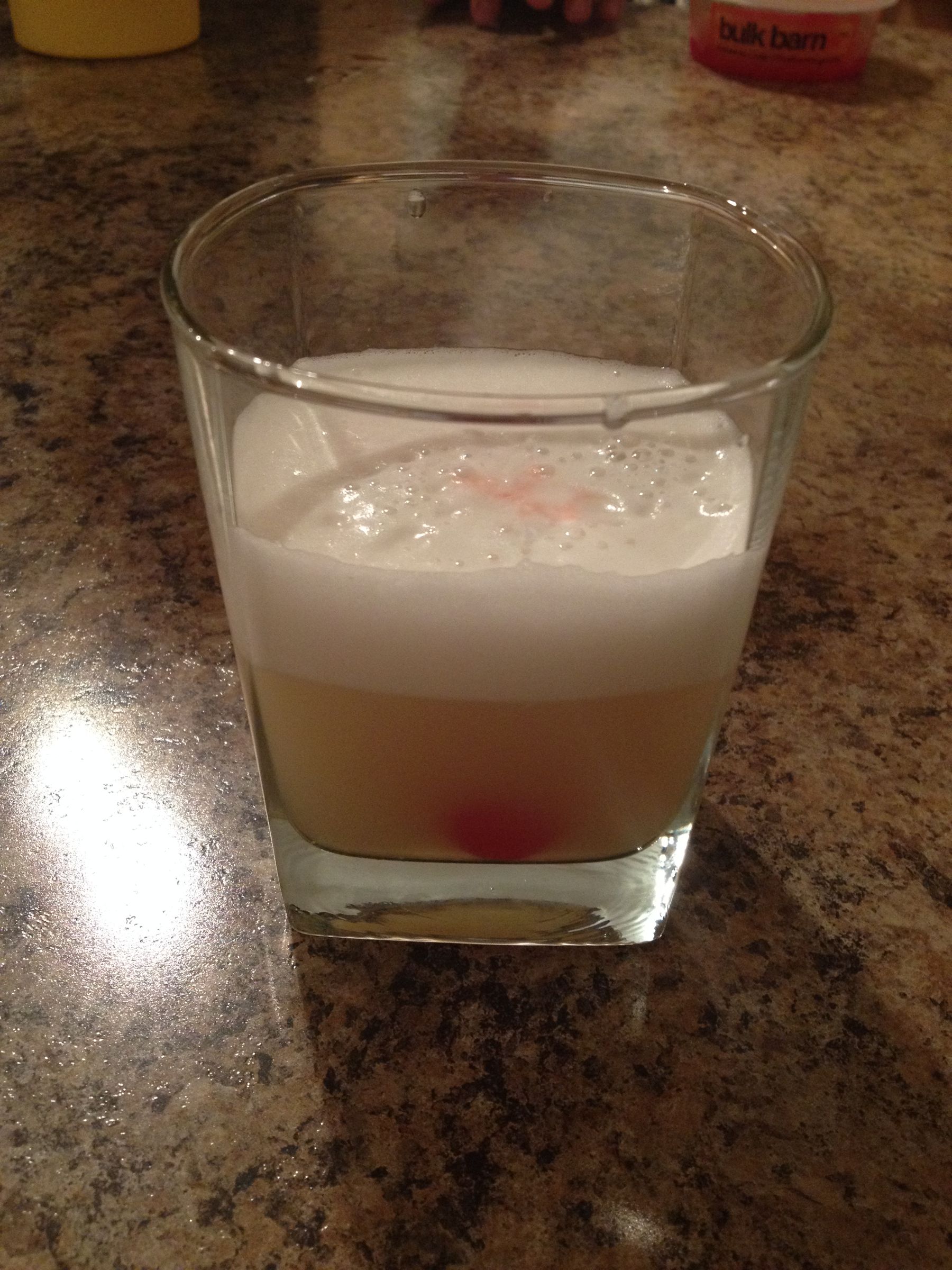 Egg White Whiskey Sour 5 Steps Instructables