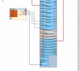 In Visuino Connect Components