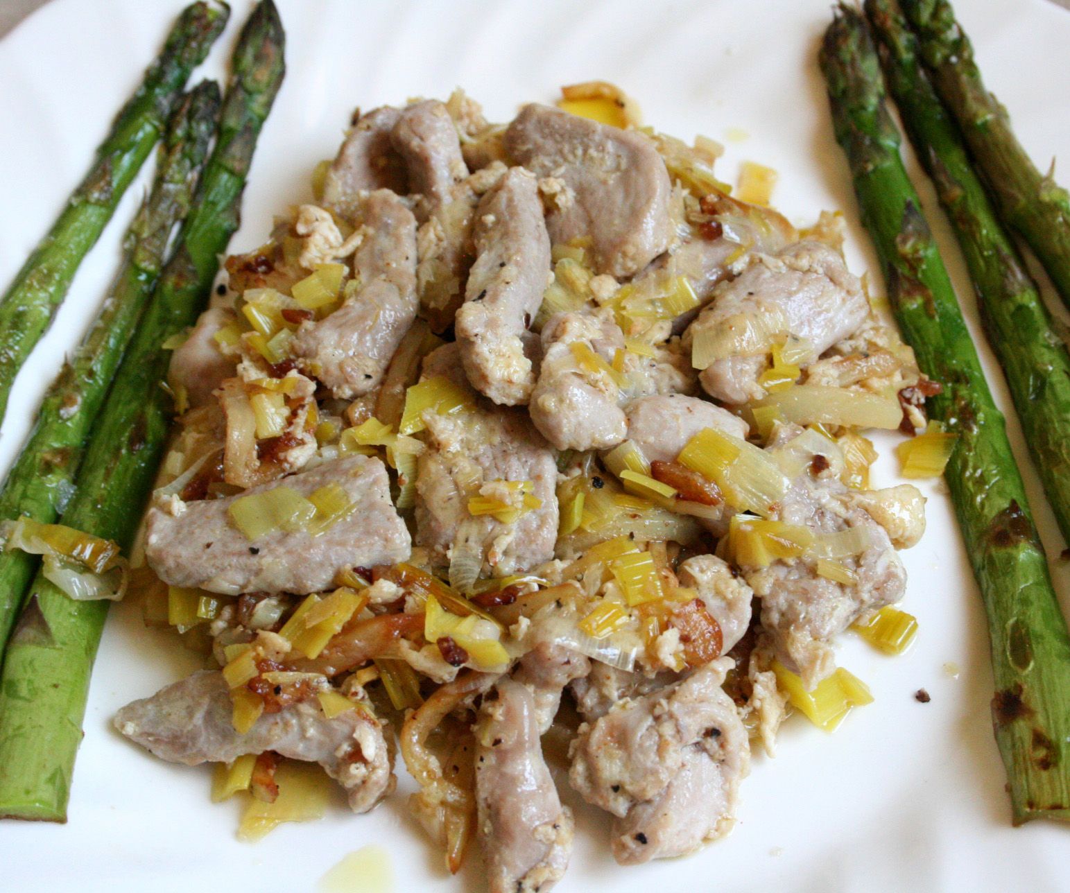 Lamb With Asparagus