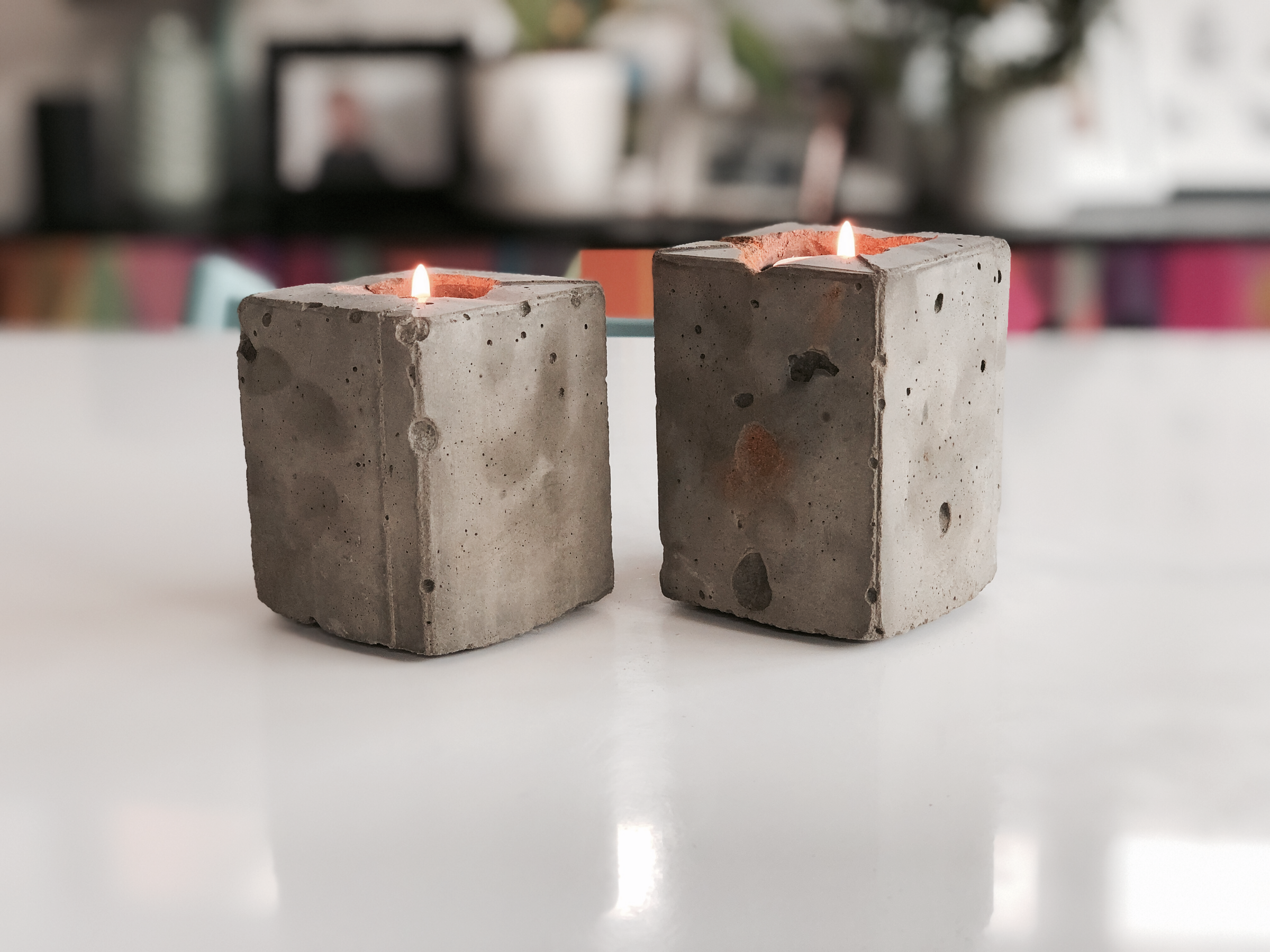 Contemporary Concrete Candle - Easy, Cheap, Quick