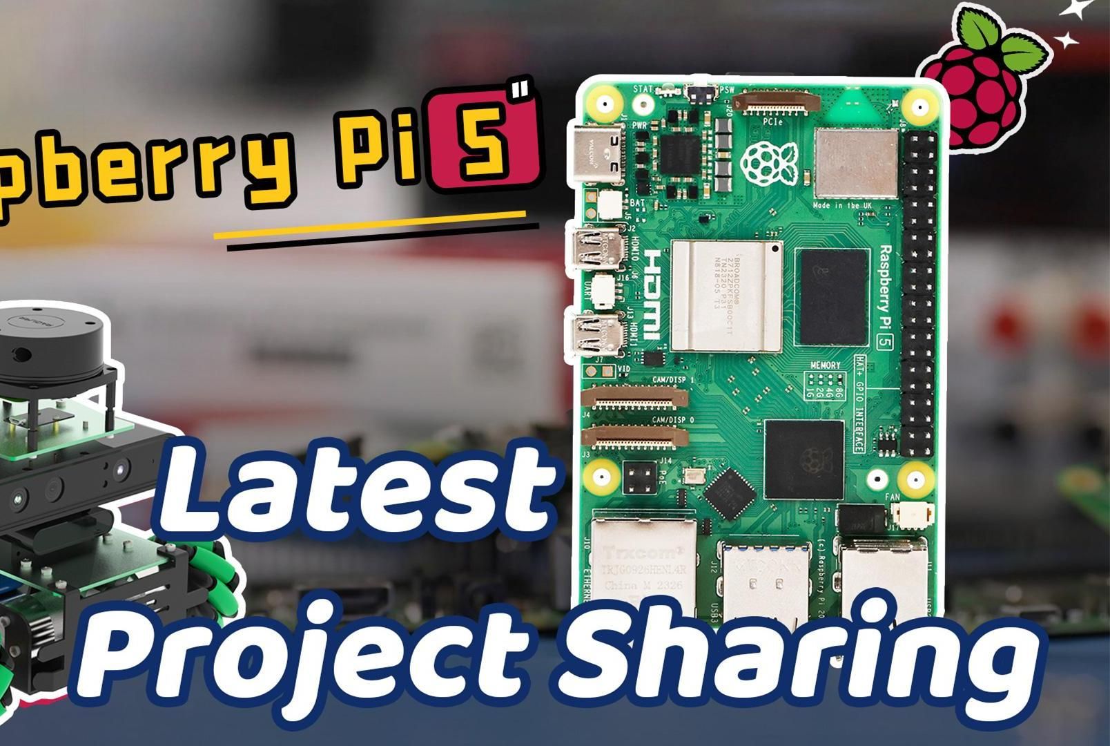 Look! There Are Many Robot Projects Based on Raspberry Pi 5