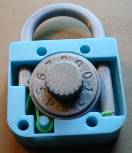Fully 3D Printed Combination Lock With Changeable Combination : 11 ...