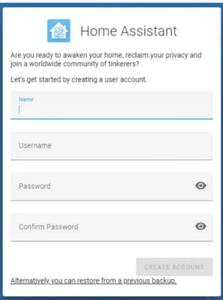 Run and Configure the Home Assistant