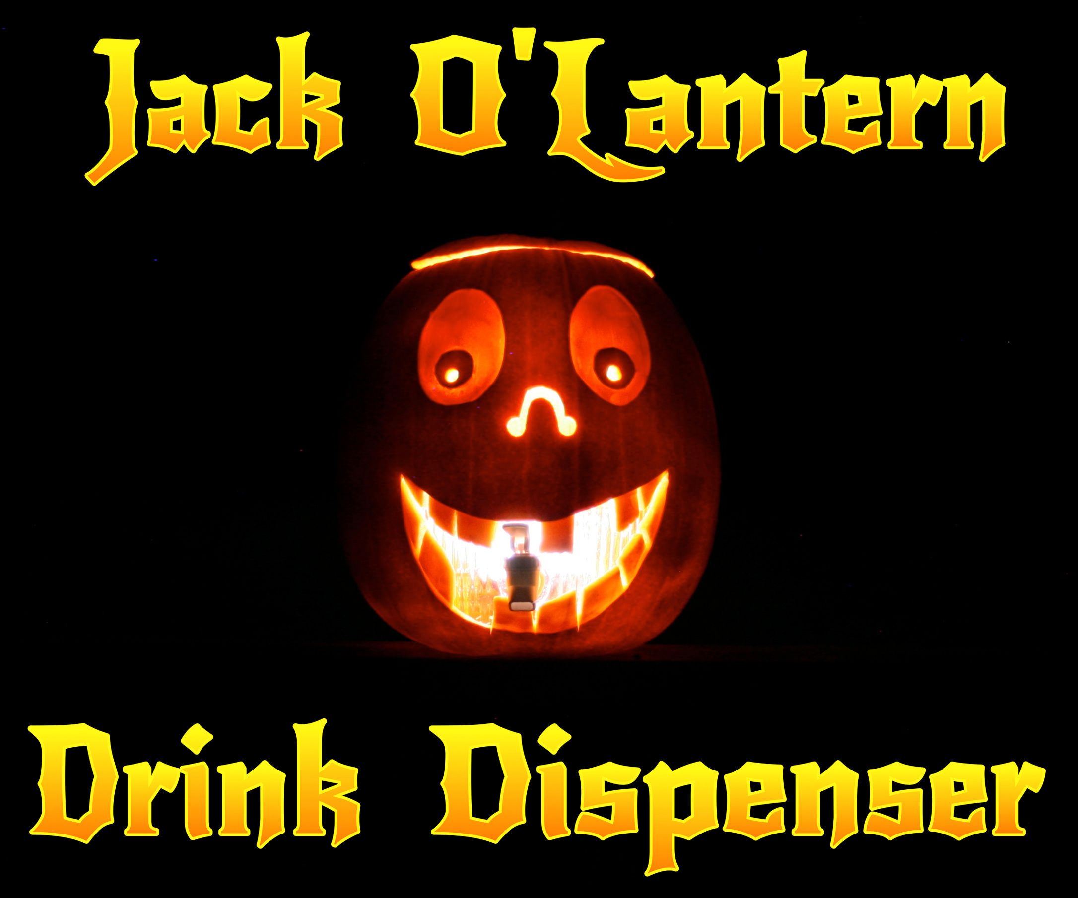 Jack O'Lantern Drink Dispenser