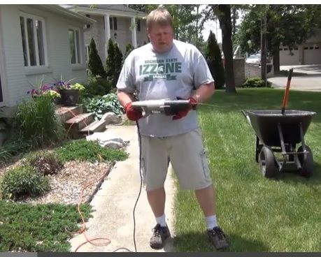 Landscaping Tip --- Edging With a Reciprocating Saw