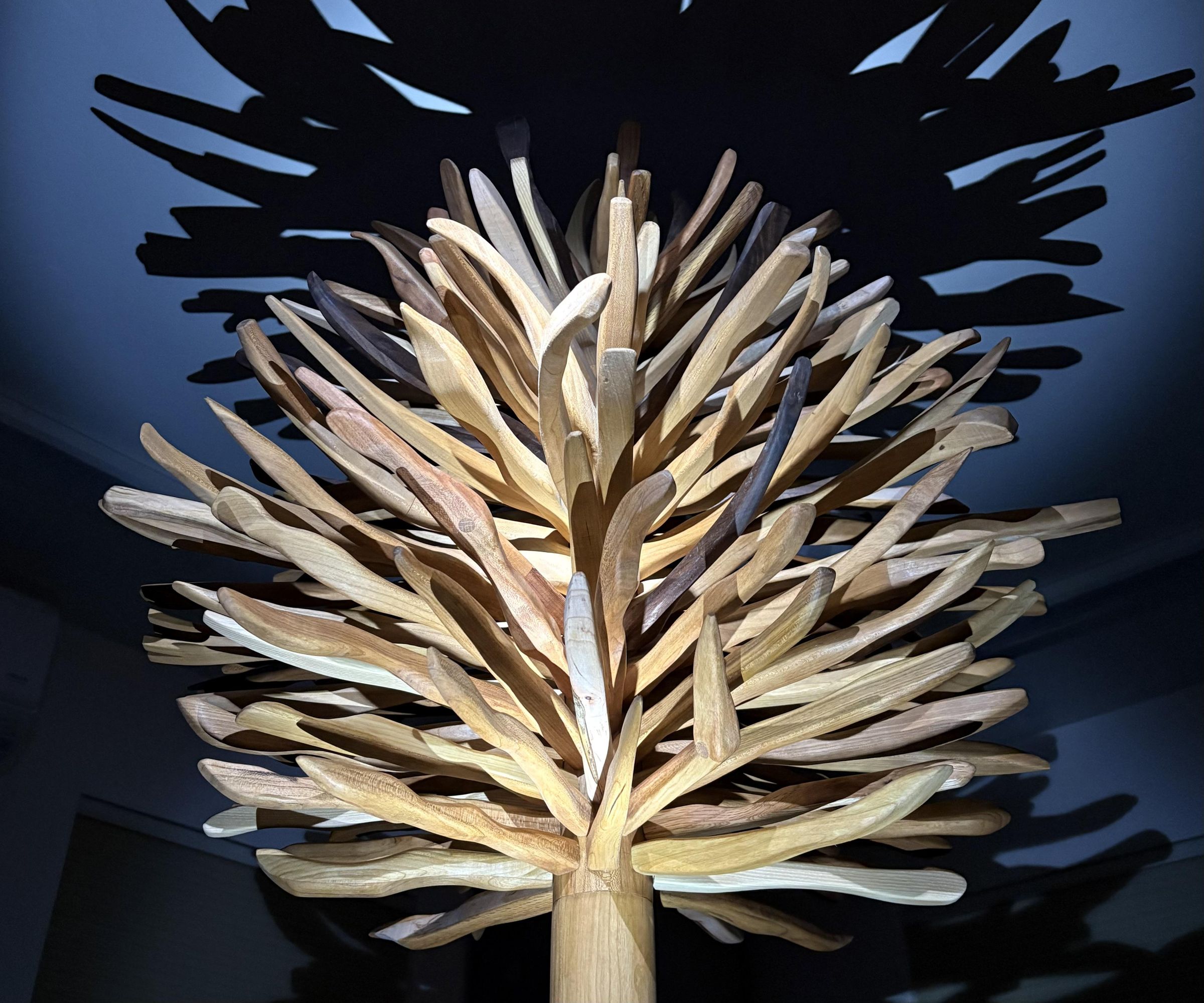 Creative Chaos - a Wooden Tree Sculpture