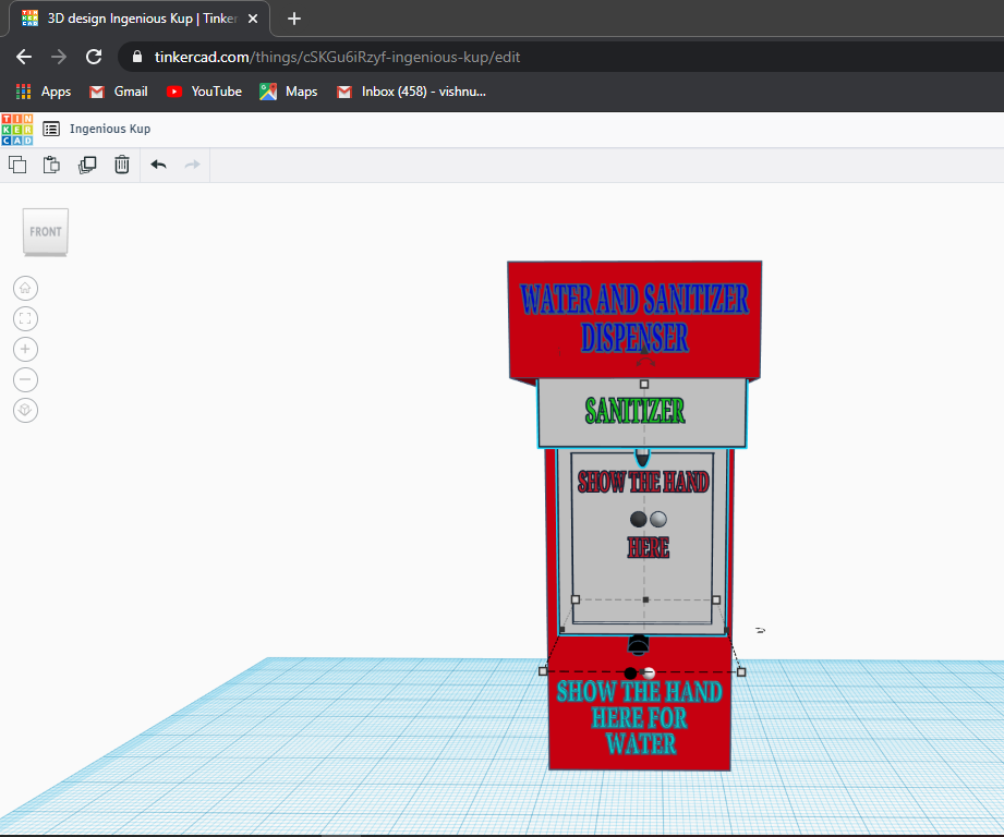 Automatic Dispenser (category:silly Solution) by VISHNU. C. SABU