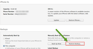 ​Method 1 Restore Deleted IPhone Texts From ITunes