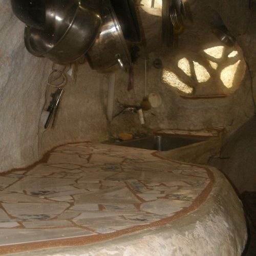 Broken Tile Mosaic Counter