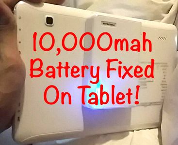 10,000 Mah PowerBank Battery Fixed on Android Tablet! 