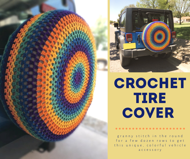 Crocheted Spare Tire Cover 18 Steps with Pictures Instructables