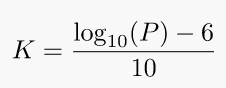 Python - Calculate Kardashev Scale Formula/Equation