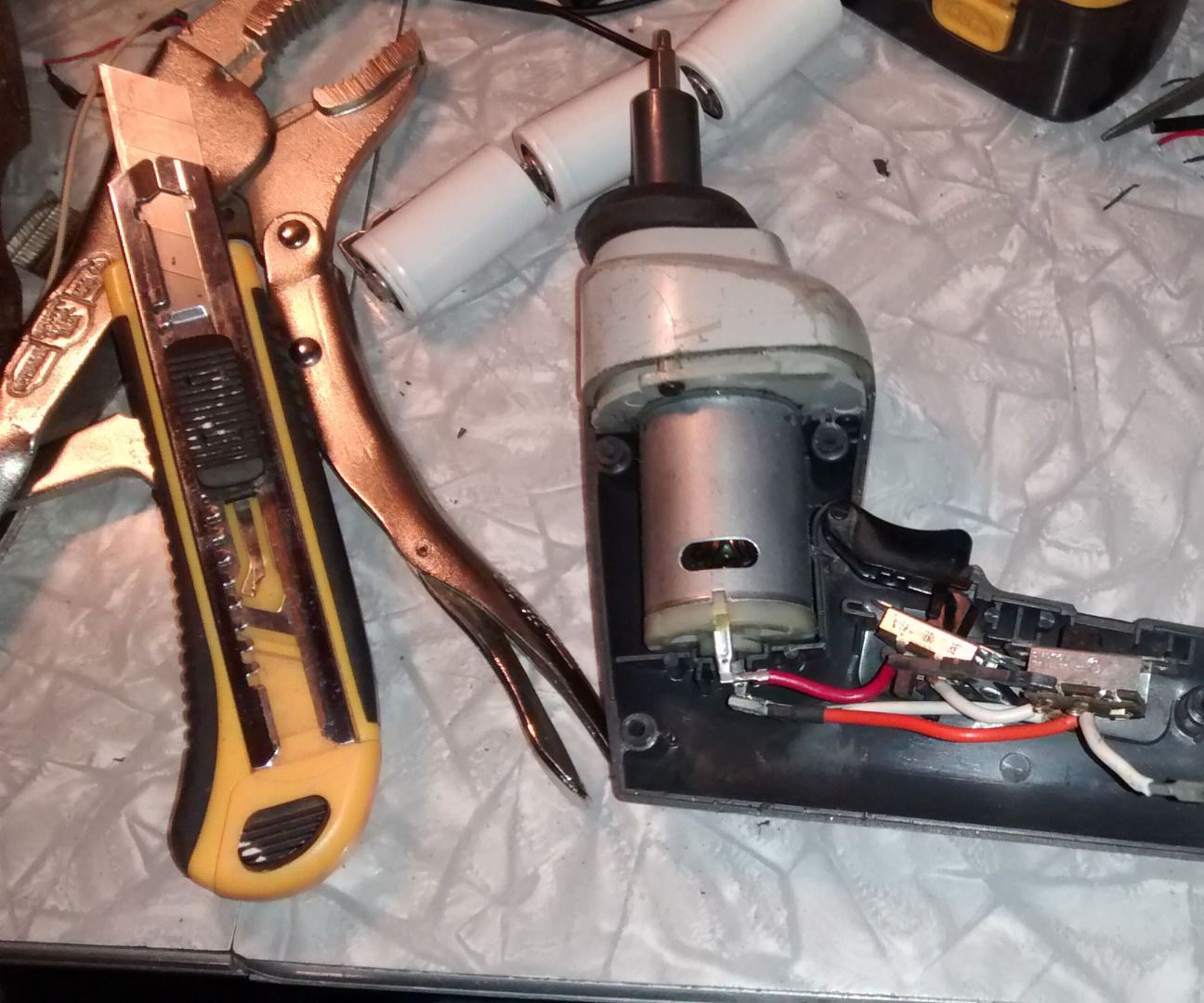 Li-on Battery Upgrade for Cordless Screwdriver