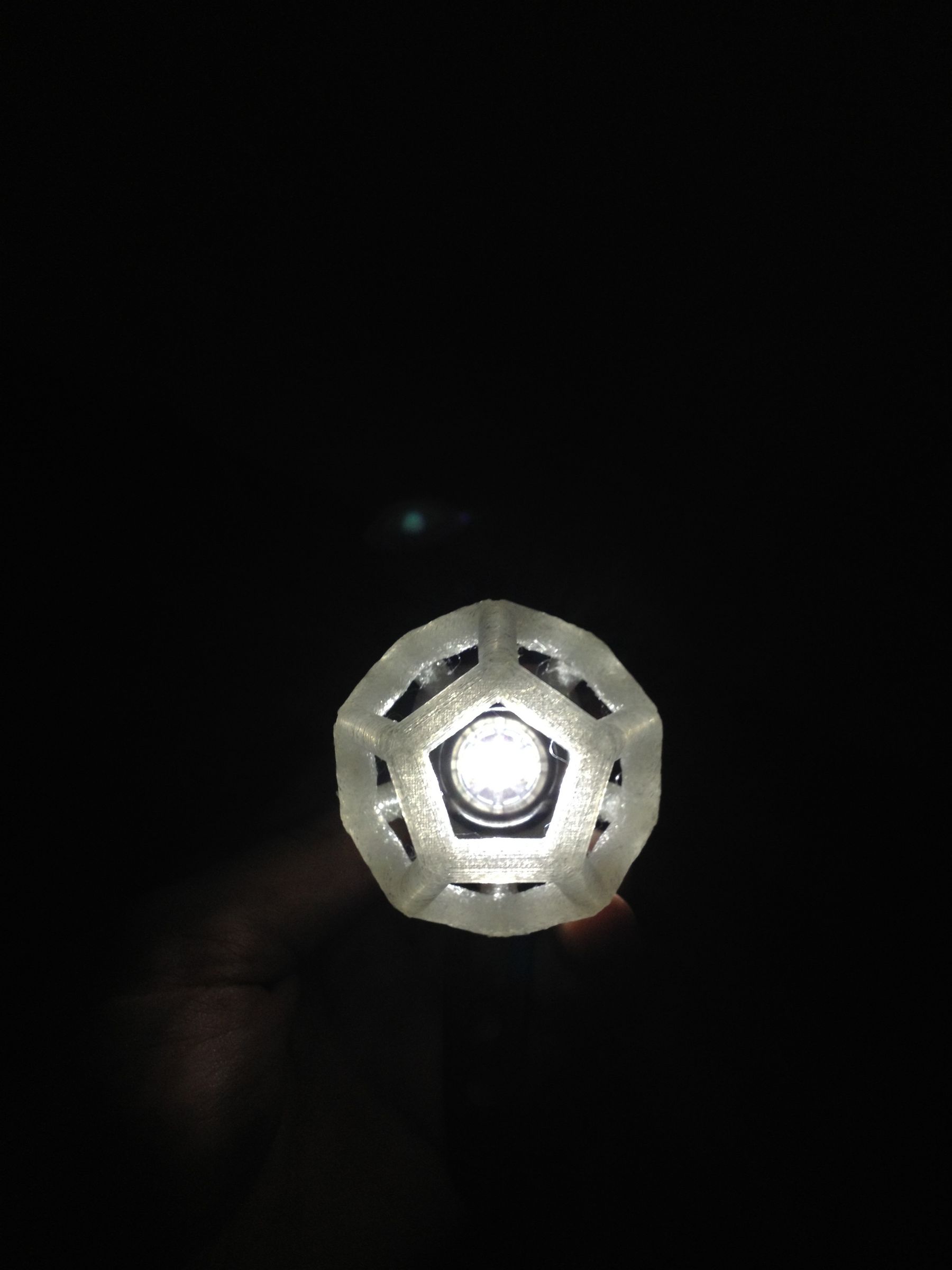 Platonic Solid Bike Light Fixture Remix