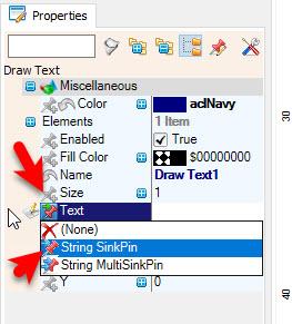 In Visuino Set Components