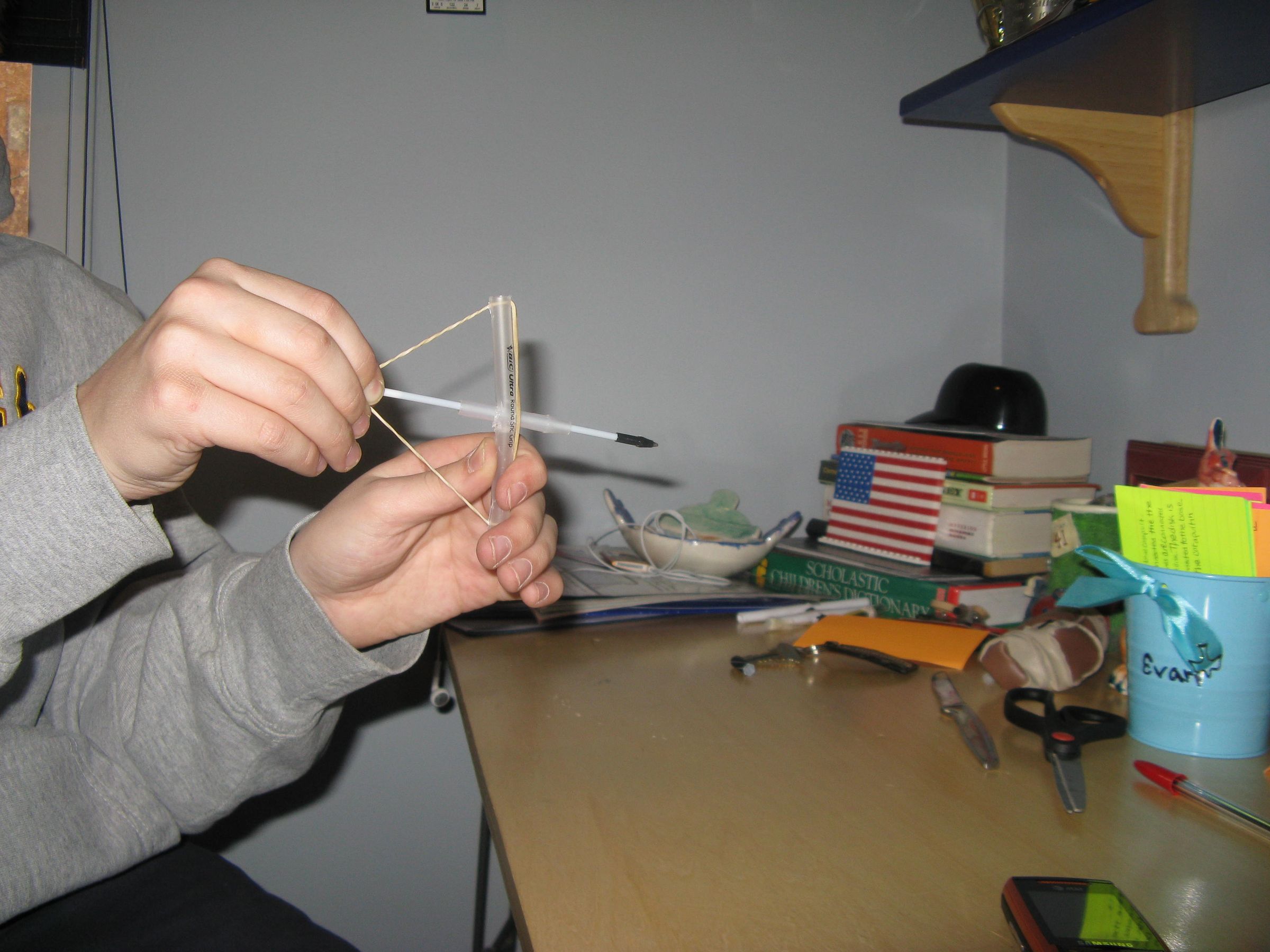 Clear BIC Pen Bow and Arrow 6 Steps Instructables