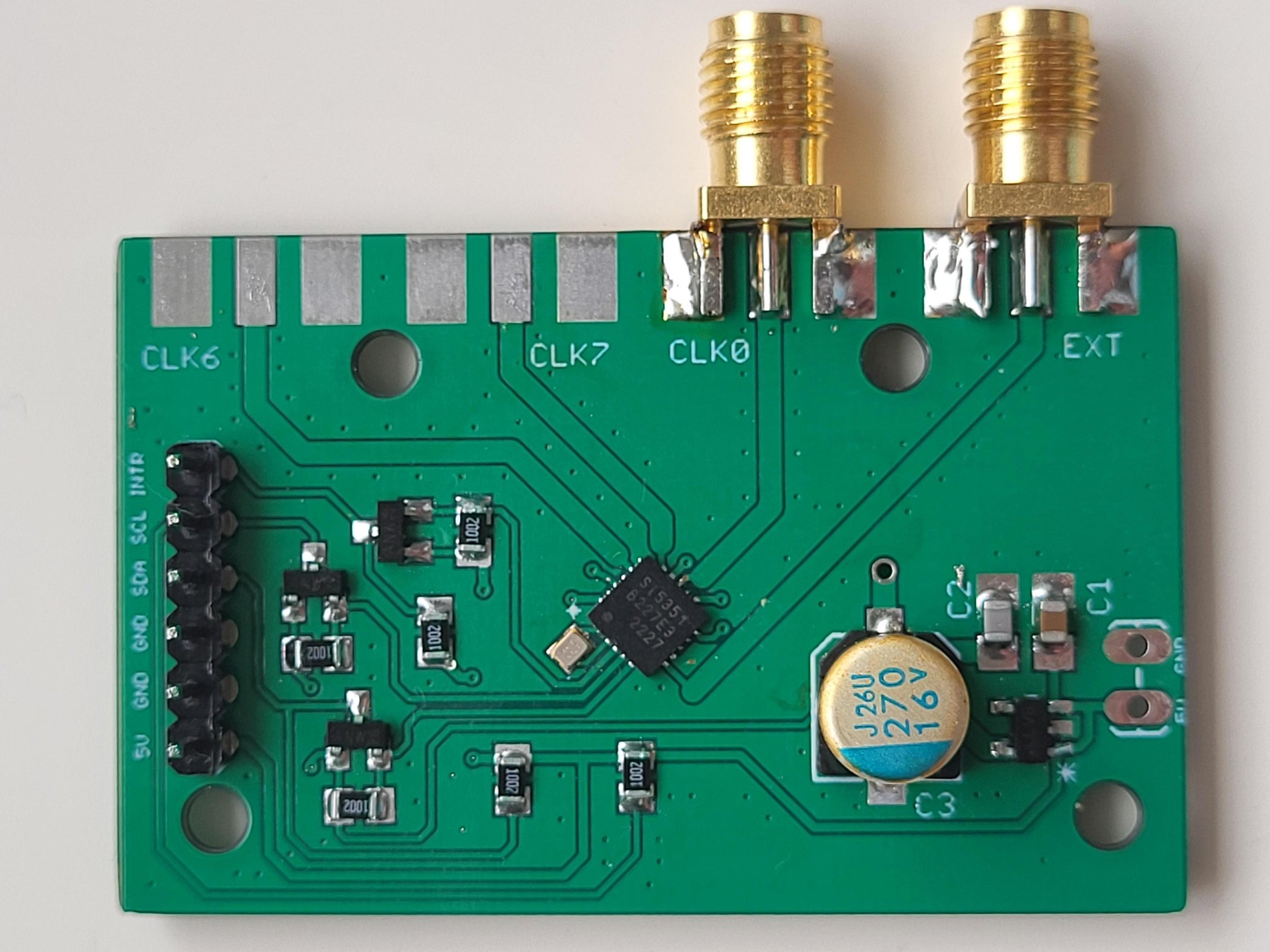 Si5351C Auxiliary Board for GPSDO 10 Mhz Instructables