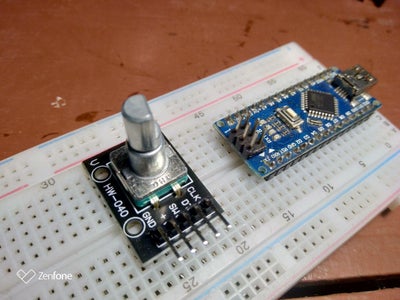 Rotary Encoder Using Arduino Nano : 4 Steps - Instructables