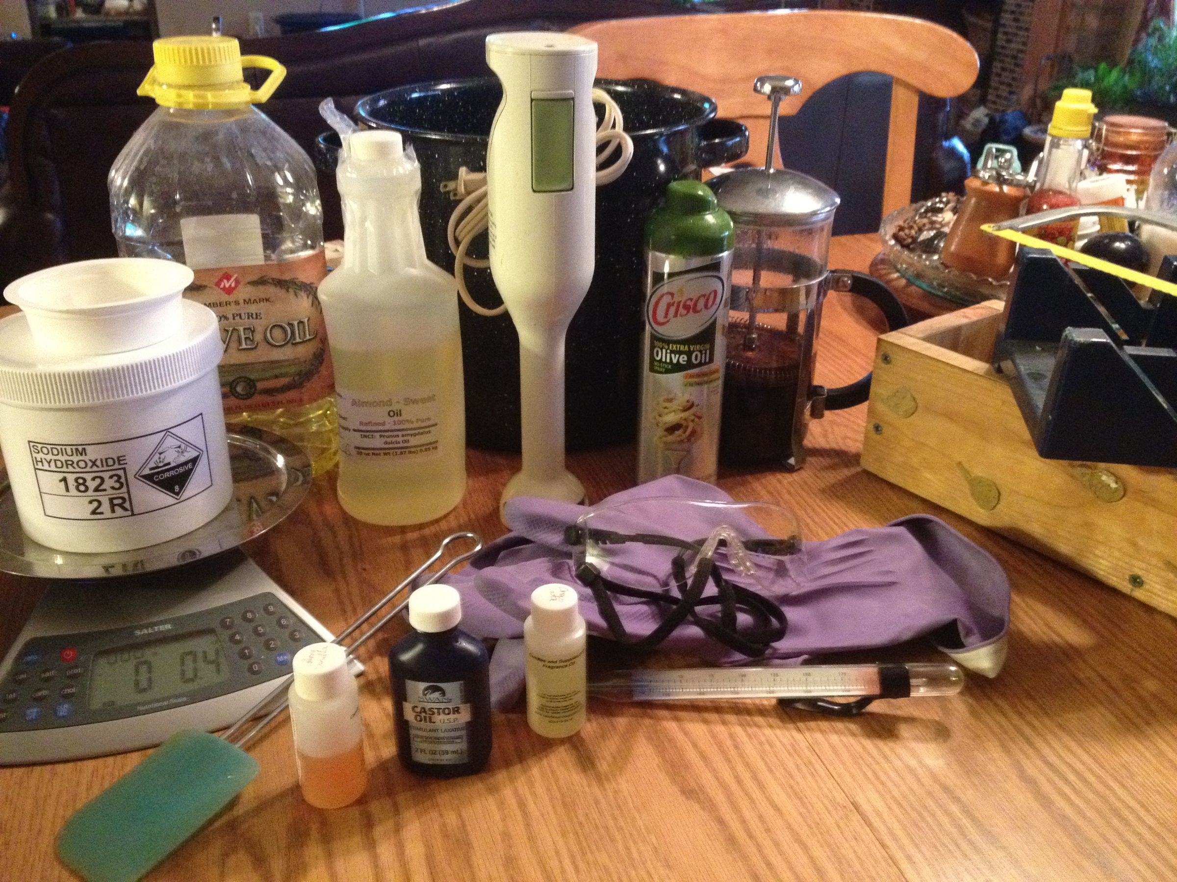 Burst of Caffeine Shower Soap (aka Homemade Coffee Based Lye Soap)