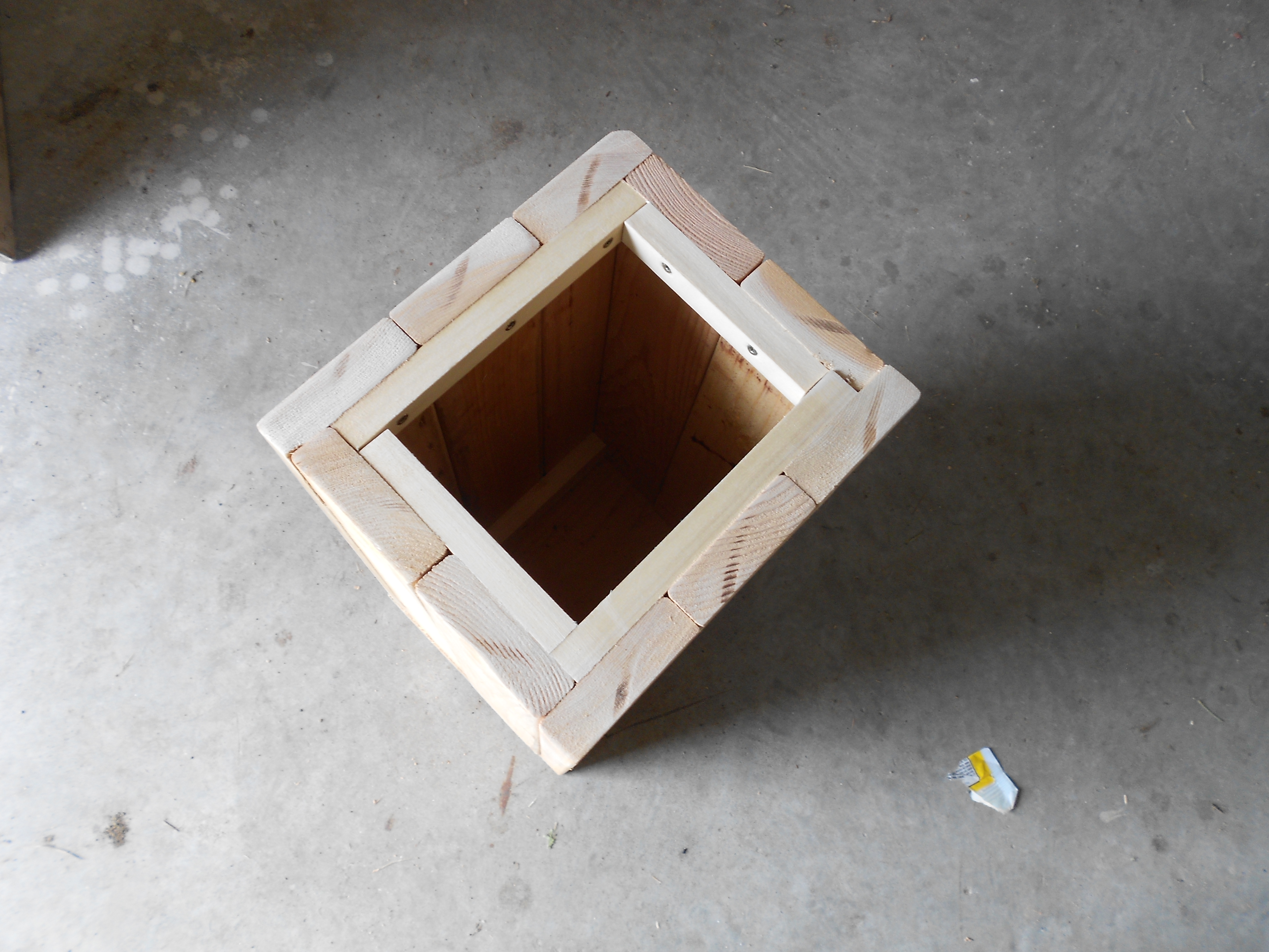 My New Wooden Garbage Box 6 Steps Instructables