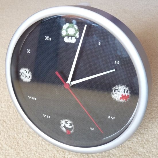 Boo O'Clock - How to Cross-Stitch a Custom Clock Face