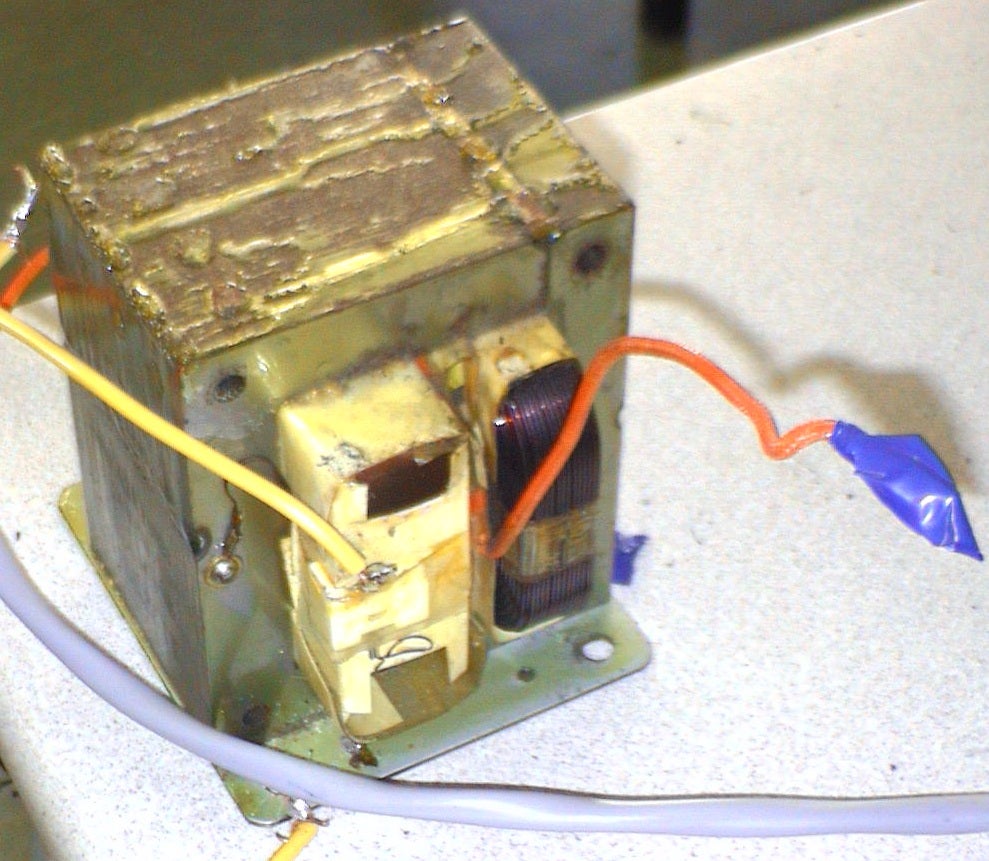 Microwave Transformer Fun 4 Steps Instructables