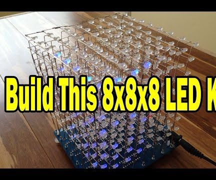 8x8x8 LED Cube Kit Instructions (Kits on Ebay)