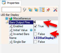In Visuino Add & Set Components