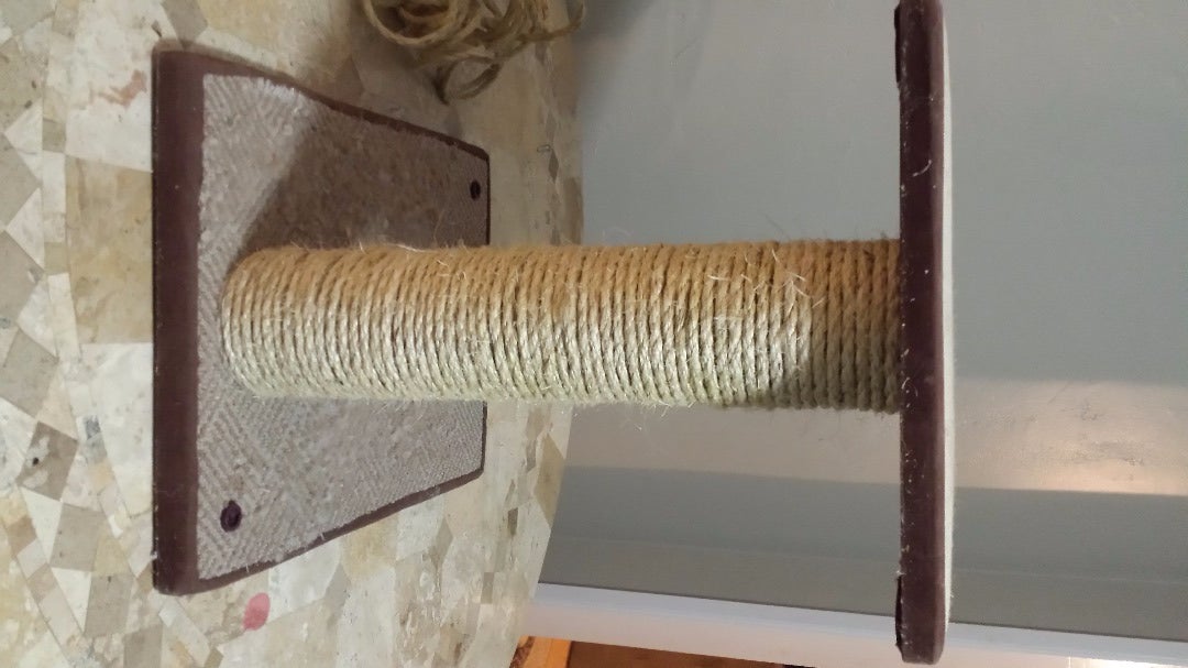 How to Replace the Sisal Rope on a Cat Scratcher 5 Steps Instructables