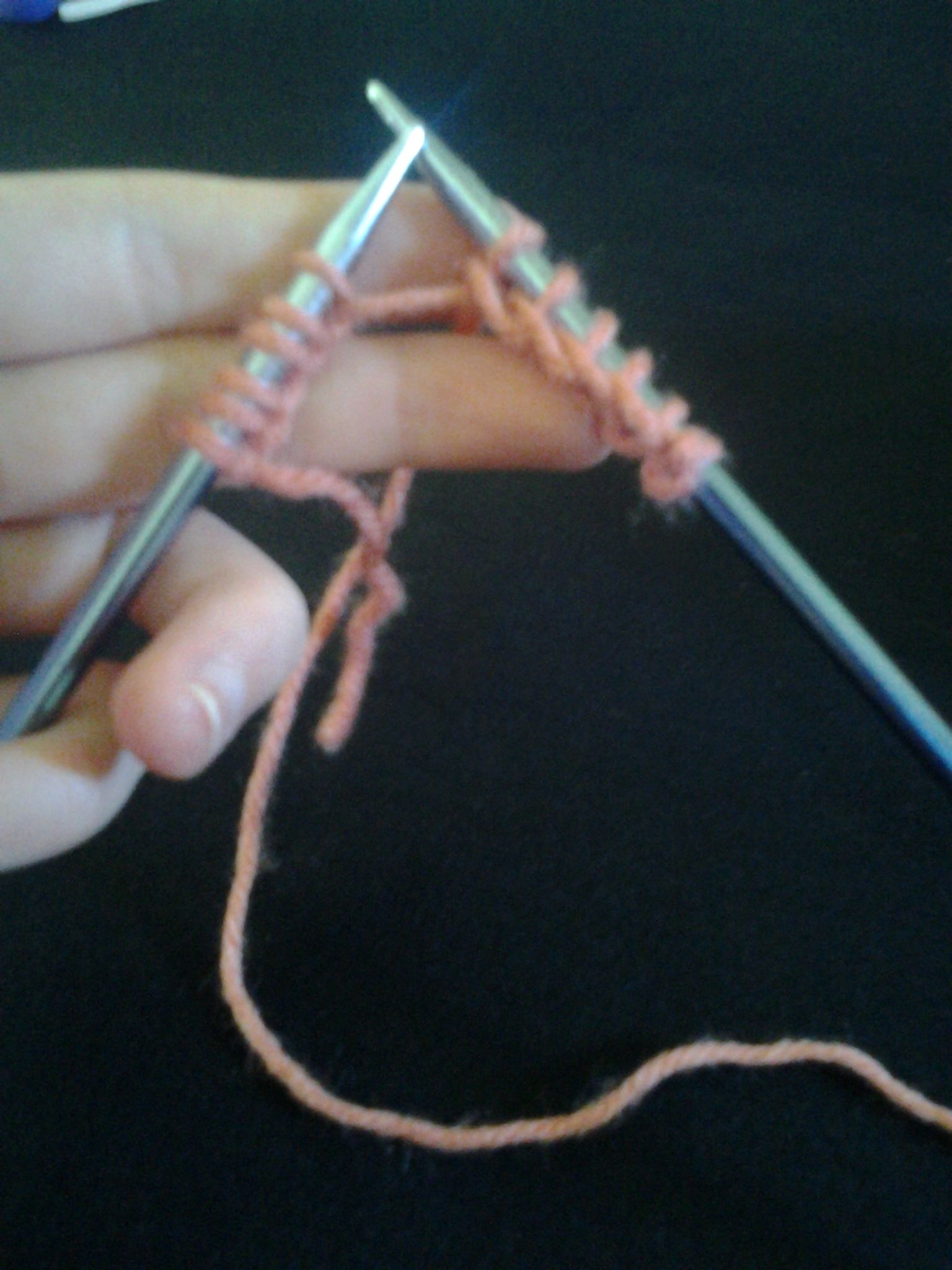 First Beginner Knit Project Garter Stitch Square 17 Steps