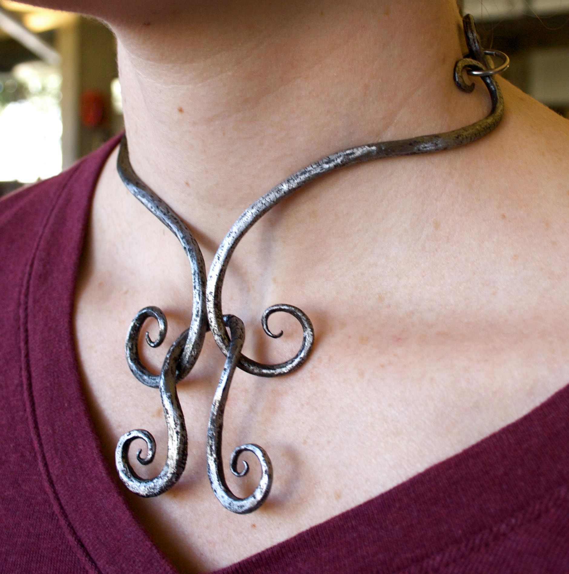 Jointed Mildsteel Necklace Instructables
