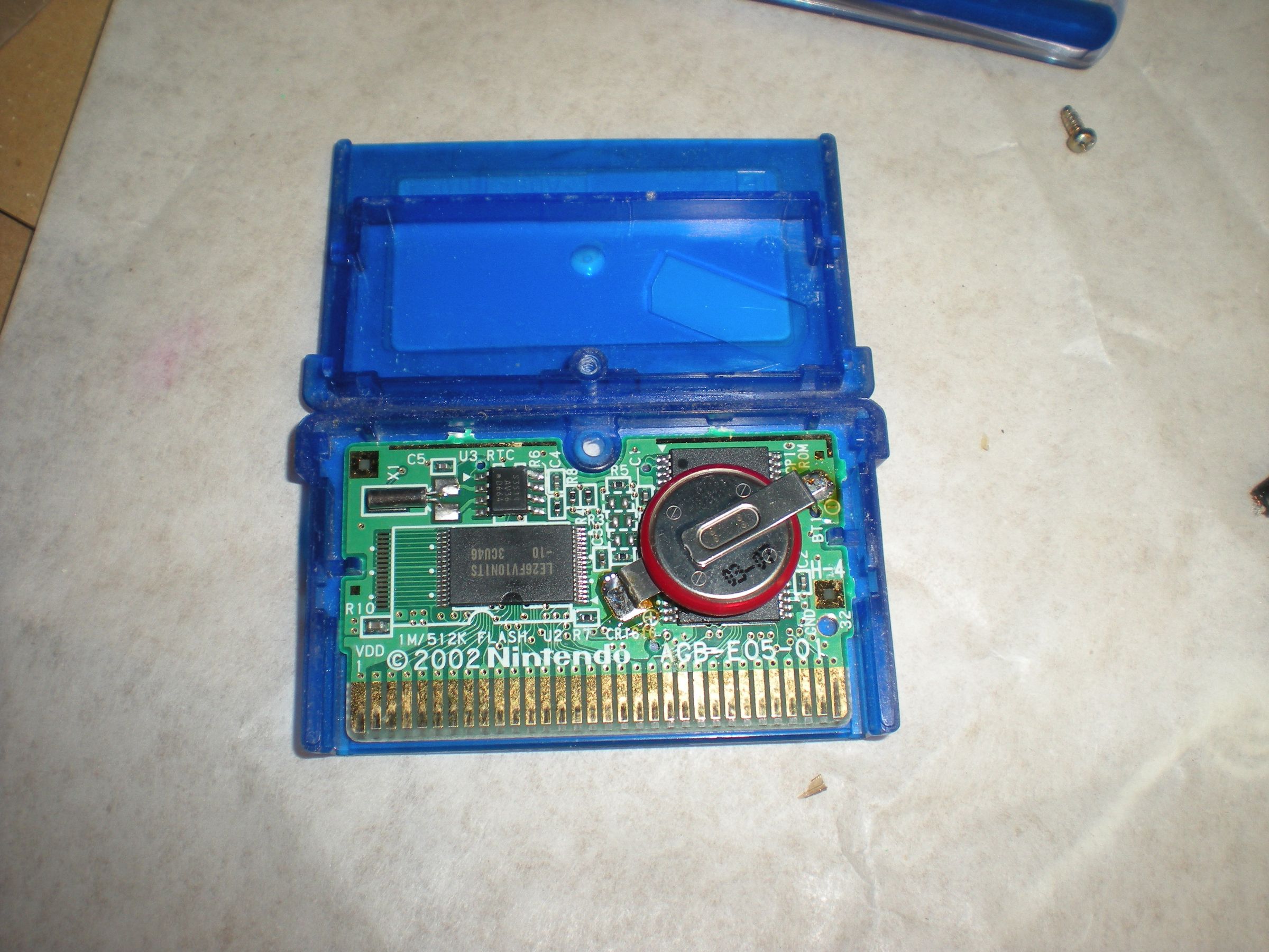 Pokemon Sapphire Battery Replacement 5 Steps Instructables