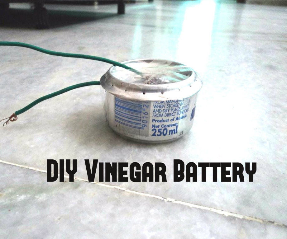 Reusable Vinegar Battery 9 Steps (with Pictures) Instructables
