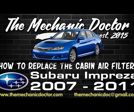 HOW TO REPLACE CABIN AIR FILTER 2016 SUBARU IMPREZA visual data 5