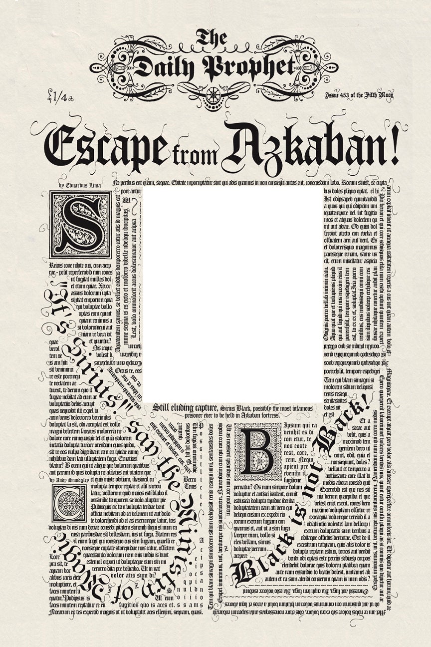 Moving Sirius Black Wanted Poster (Harry Potter) 8 Steps (with