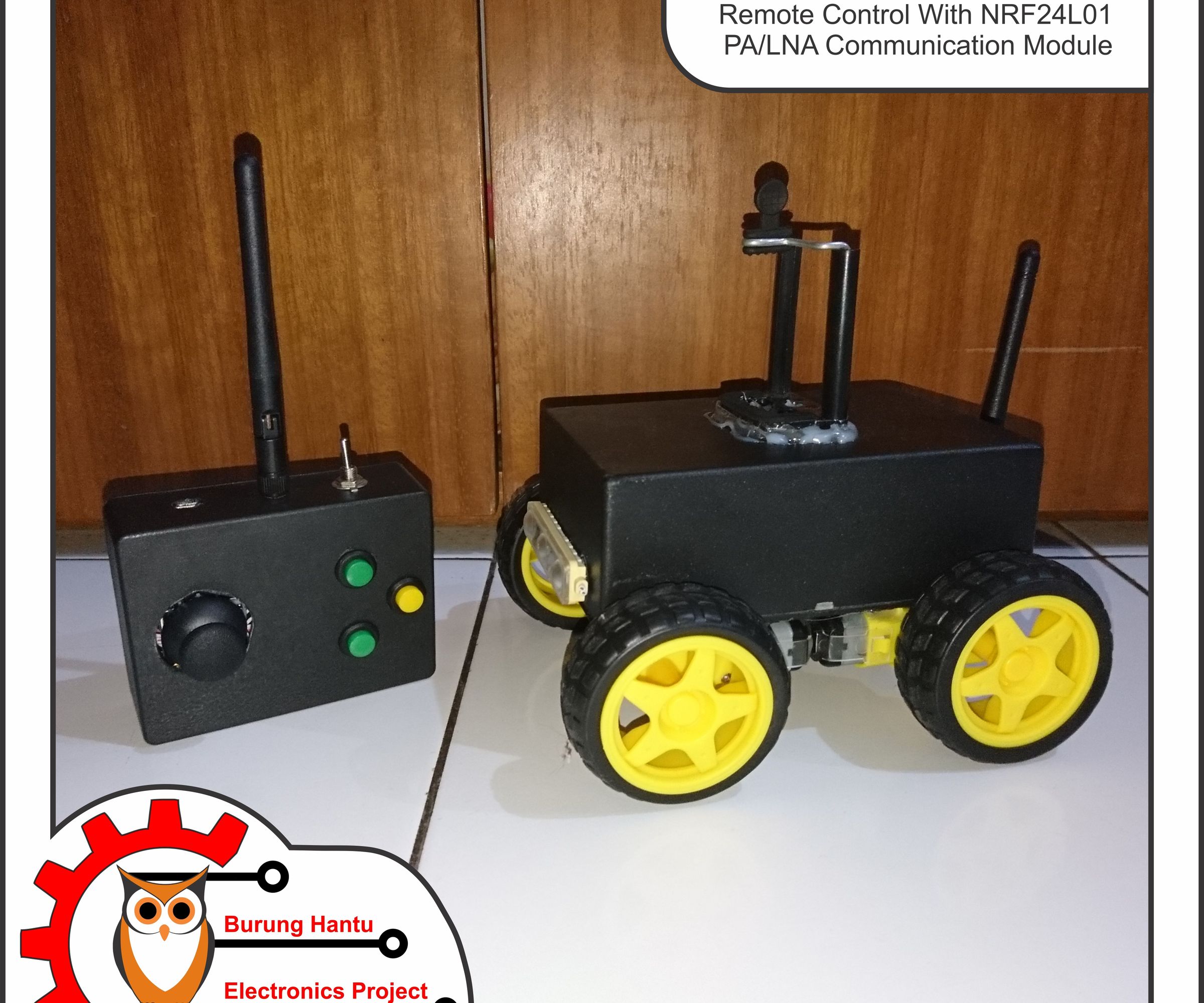 nrf24l01 remote control car