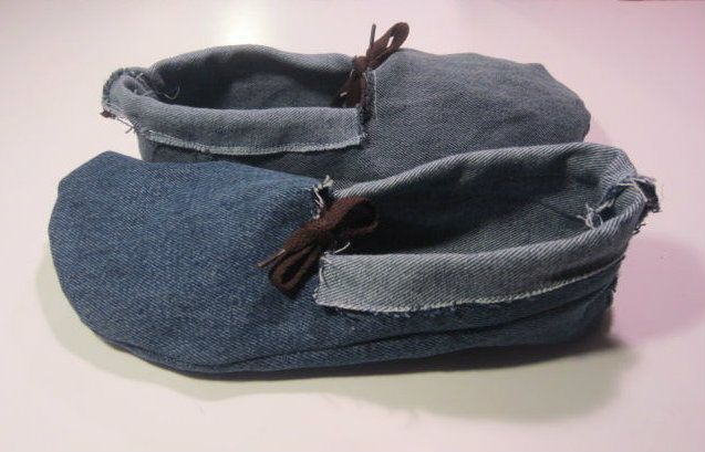 denim moccasins