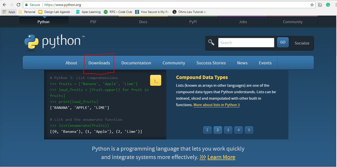python random password