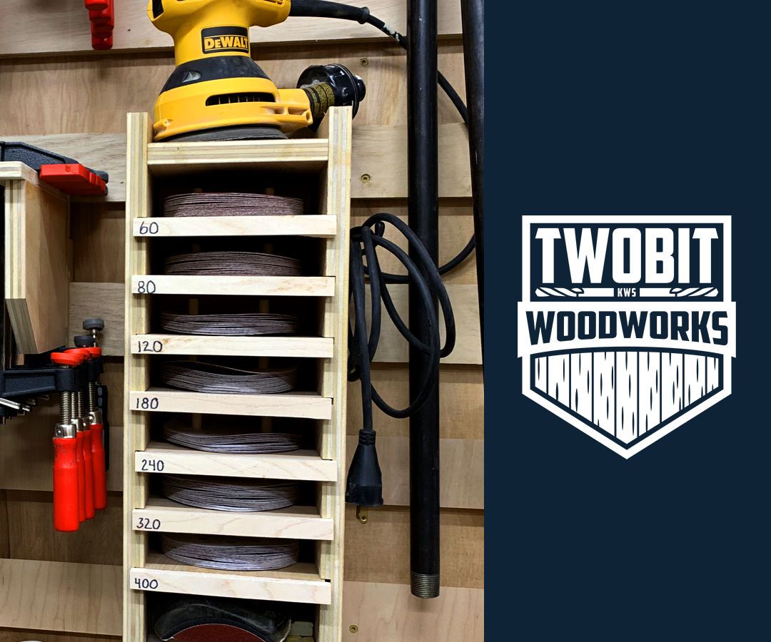 how to build a sanding disk organizer | diy woodworking shop project DIY Project DIY Project Image