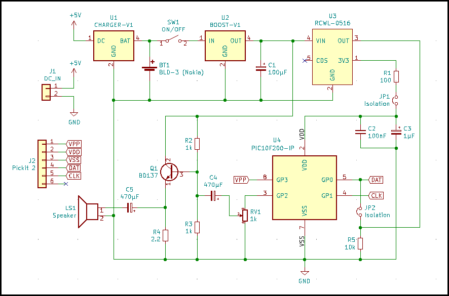 DIY Portable Alarm System : 5 Steps (with Pictures) Circuit Diagram