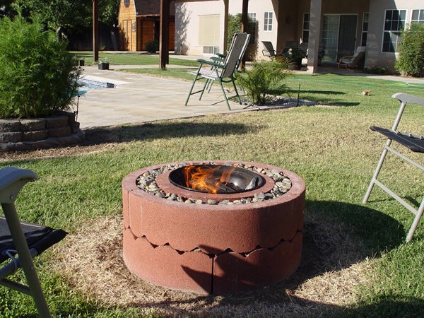 50 Fire Pit Using Concrete Tree Rings 5 Steps With Pictures Instructables