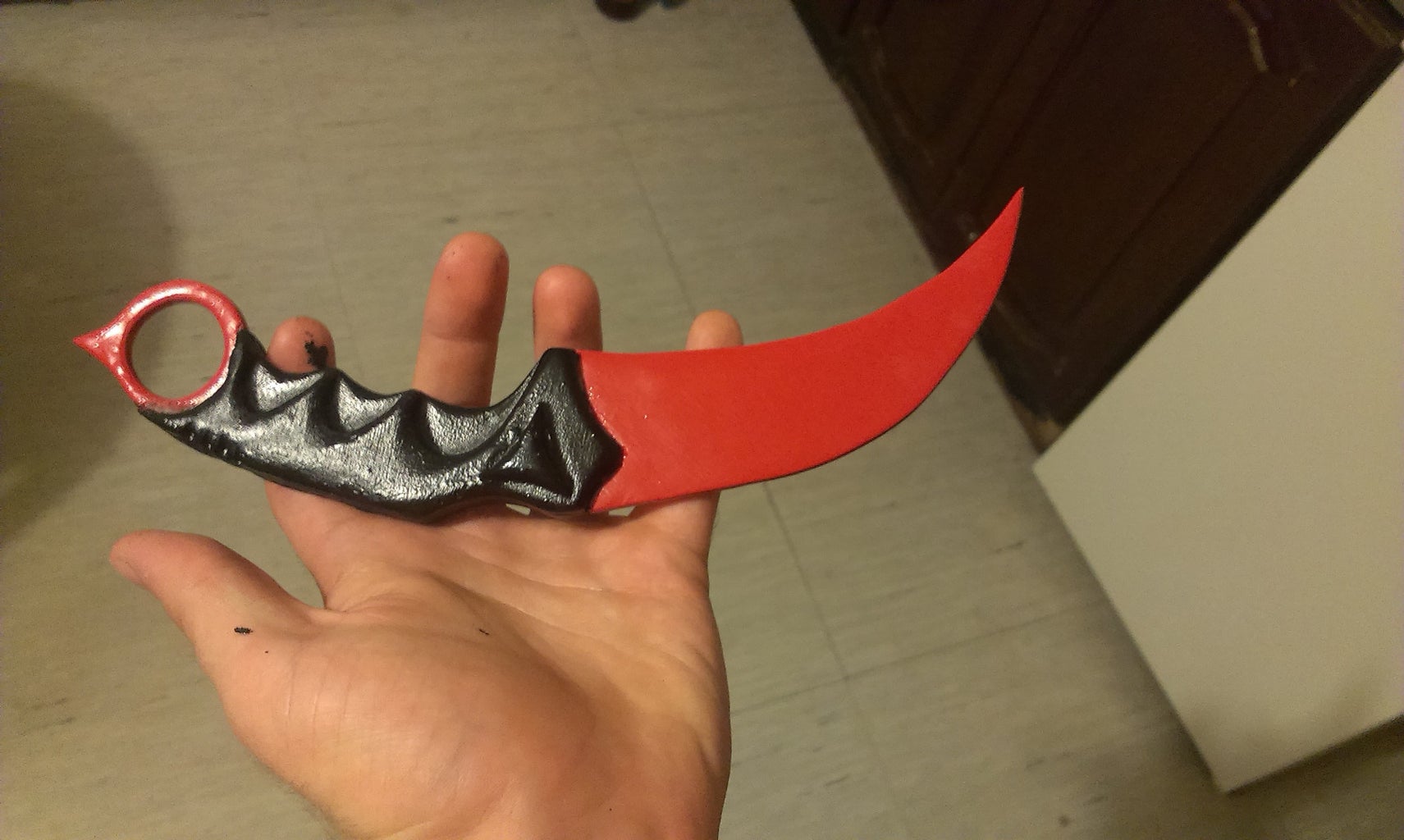 How To Make A Karambit Out Of Scissors Wooden Karambit : 5 Steps - Instructables