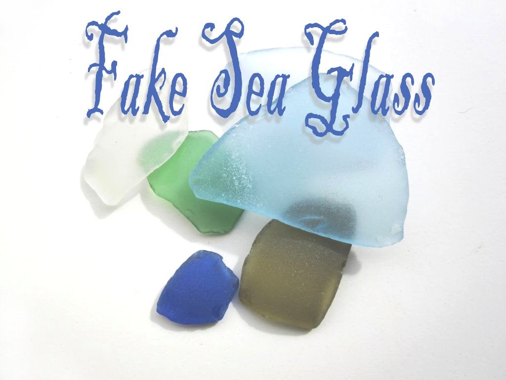 making fake sea glass at home 5 steps