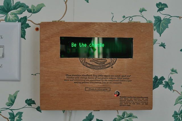 DIY guide for A Wirelessly Controlled, Arduino-Powered Message Board with step-by-step instructions