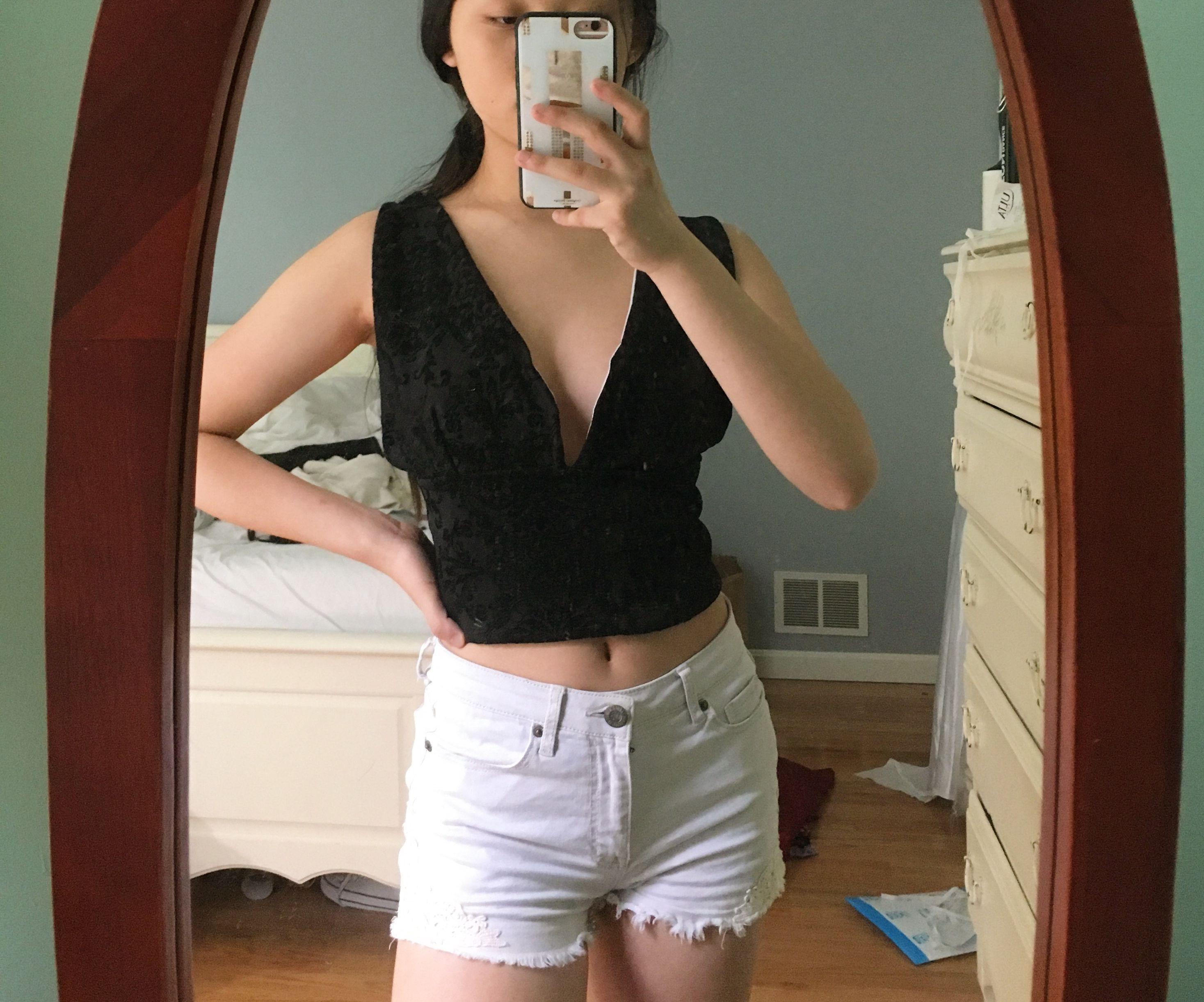 plunge bralette top