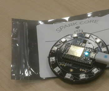 DIY guide for Protype for a Bat Detector using SparkCore and Internet Button with step-by-step instructions