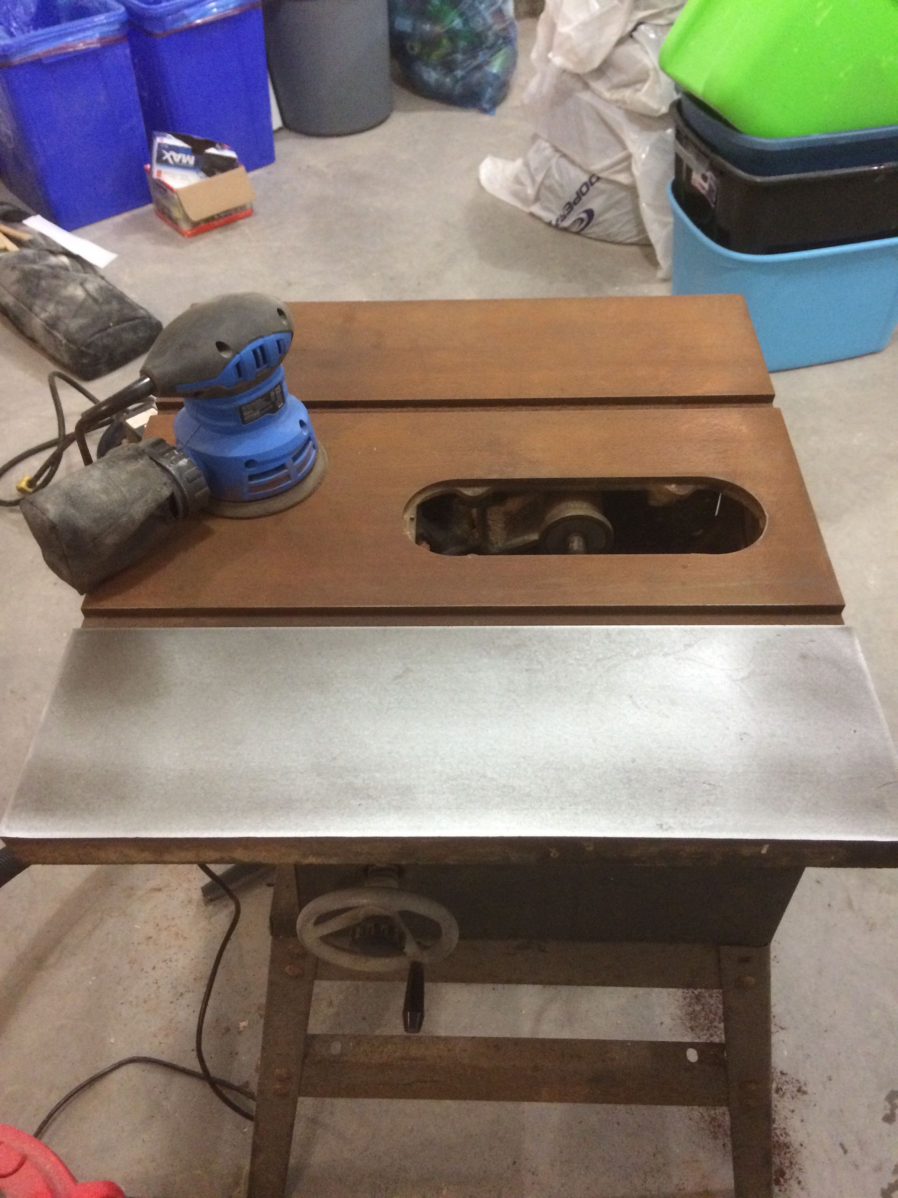 Vintage Table Saw Refinishing