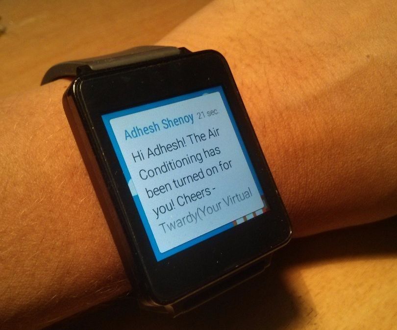 ( wrist-watch enabled) home automation via twitter DIY Project DIY Project Image